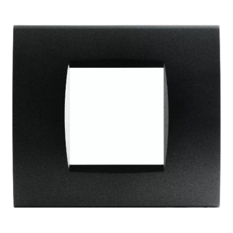 Mapam Serie elettrica Compatibili serie Bticino Living International (ART) Placca 2 Moduli nero antracite