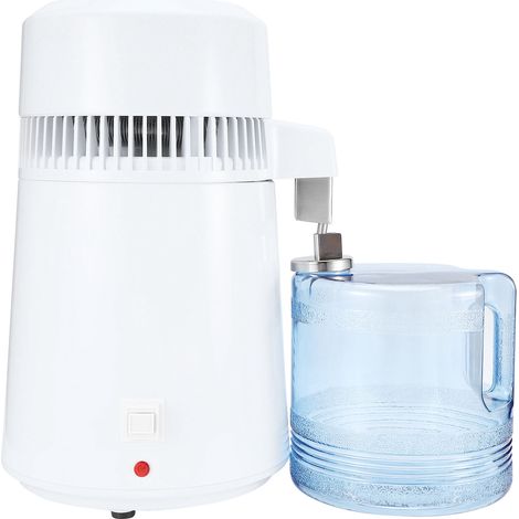 Distillateur d'eau domestique 4L, filtre, purificateur en acier inoxydable, UE AC220‑240V (1/5)