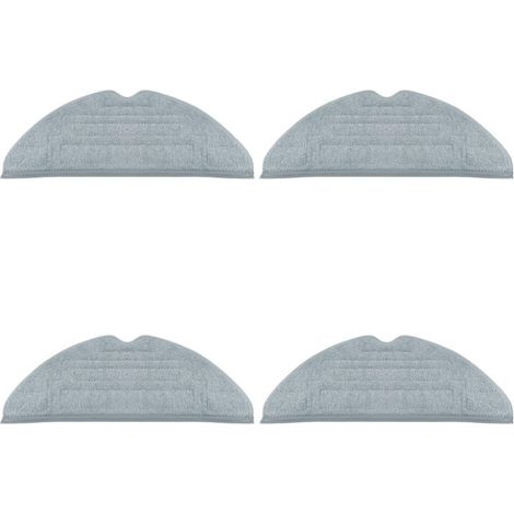 Compatibles avec Roborock S8 / S8+ / S8 Pro Ultra / G20 – Lingettes de serpillière à double vibration (pièces de rechange pour aspirateur robot, lot de 4) (1/5)