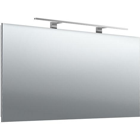 Espejo con luz LED emco mee, una luz superior, 1200 x 590 mm, (1/5)
