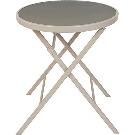 Table - HOME DECO FACTORY - ELBA - Pliable - Beige (1/4)