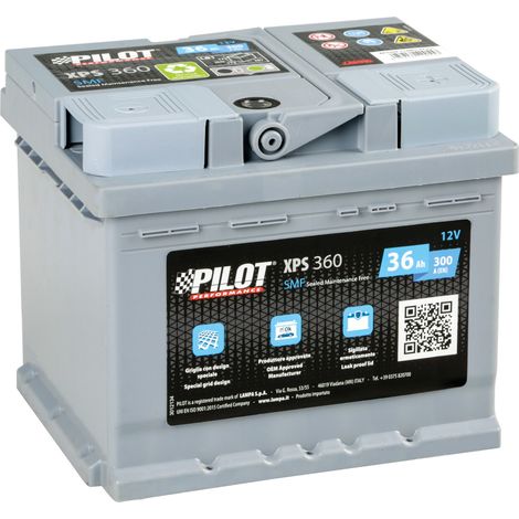 Batteria 12V - Pilot SMF - 36 Ah - 300 A - LB1 (1/2)