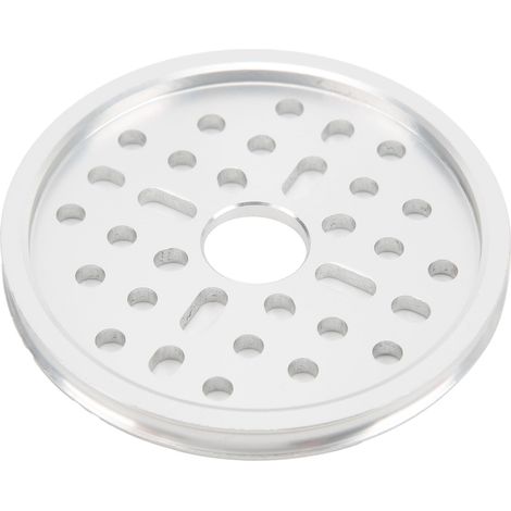 Poulie à courroie ronde en alliage d'aluminium, ouverture de 14 mm, stable, silencieuse, à serrage fixe, diamètre extérieur de la roue motrice 64 mm (1/5)