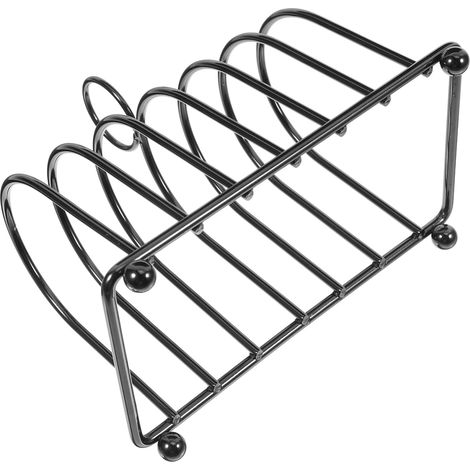 1 Support À Toast Acier Inoxydable Compact Rangement Pain Présentoir Slices Cuisine Salle À Manger