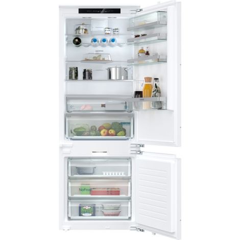 Siemens iQ500 KB96NADD0. Capacità netta totale: 381 L. Cerniera porta: Destra, Tipo di display: LED. Classe climatica: SN-ST, Emissione acustica: 33 dB. Capacità netta frigorifero: 284 L, No Frost ... (1/2)