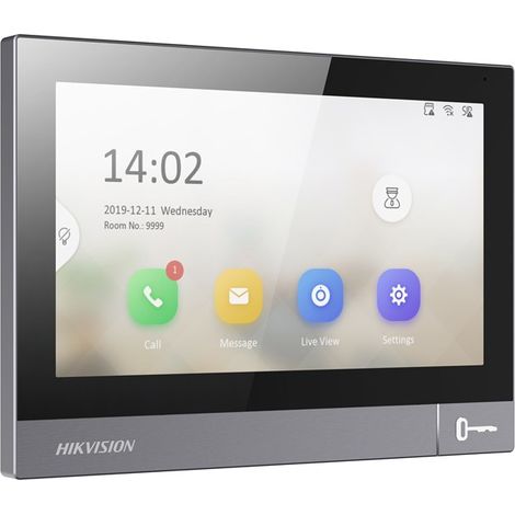 Hikvision DS-KH8381-WTE1 interphone vidéo noir 7 pouces (1/3)