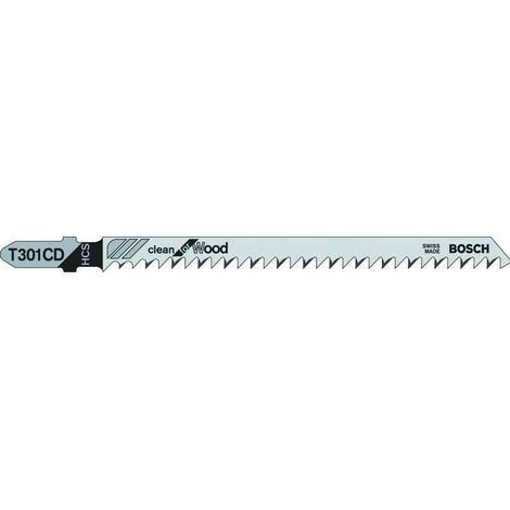 Lama per Legno T 301 CD 5 Pz. Blister - Bosch