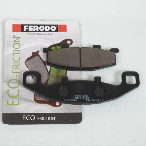 Plaquette de frein Ferodo pour Moto Kawasaki 1000 ZX Tomcat 1988 (1/3)