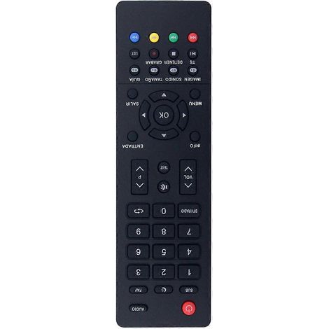 Telecomando di ricambio per Smart TV LED UHD Full HD TD Systems K24DLM8HS, K32DLM7H, K40DLM7F, K49DLM8U, colore nero. (1/4)