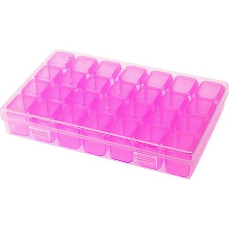 Aufbewahrungsbox für 28 Nagelkunstteile (1/3)
