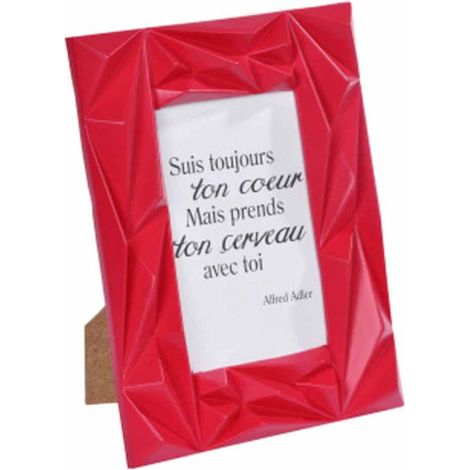 Cadre Photo Déco "Galactic" 13x18cm Rouge
