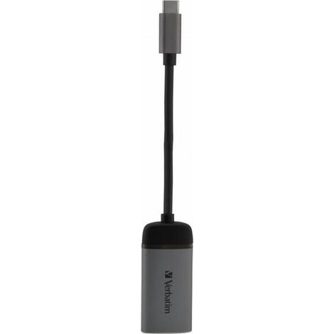 Verbatim 49143 adaptador de cable de vídeo 0,1 m USB Tipo C HDMI Negro, Plata (1/3)