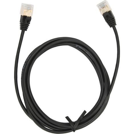 Câble Ethernet Cat8 extérieur haute vitesse 26AWG, résistant aux intempéries et robuste, câble réseau LAN Cat8 de 15cm pour routeur, jeu et modem (1/5)