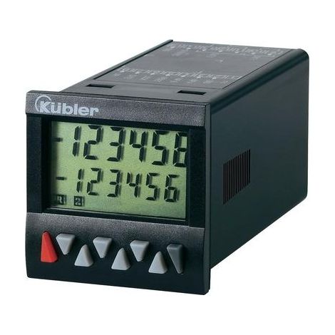 Kübler CODIX 907 DC contador de preselección negro robusto