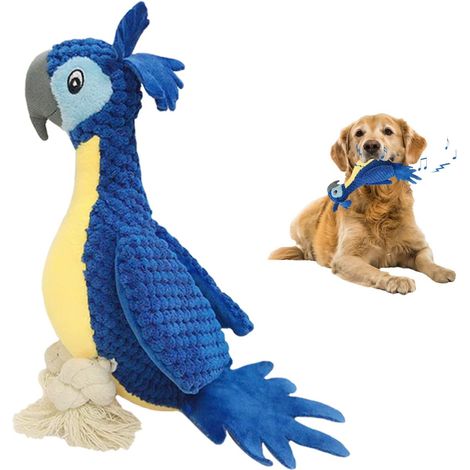 Peluche Jouet Chien pour Chiot et Moyen Gros Chiens,Jouet pour Chien Couineurs,Jouets à Mâcher pour Chiens,Jouet Chiot pour Les Dent,Sûrs Durables,Doudou pour Chien Doux,Presque Indestructible