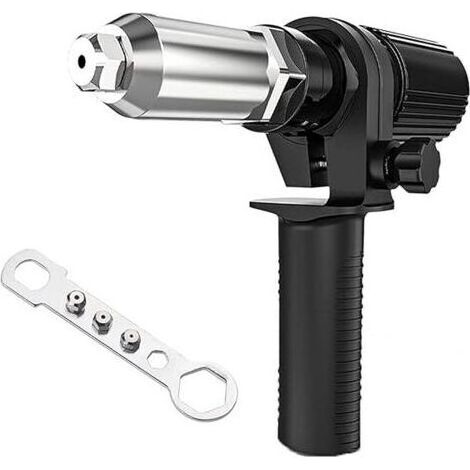 Riveteuse électrique, Adaptateur Riveteuse Rivet Gun Core Pull Accessoires Attachments Adaptateur de Joint de Foret de rivetage sans Fil (1/5)