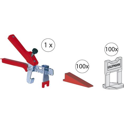 KAUFMANN Fliesen Nivelliersystem Starter-Set 3-teilig (1/5)