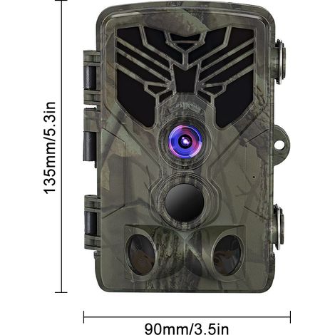 Caméra de suivi Wi-Fi BT chasse 24MP 1296P Angle de 120 ° extérieur étanche infrarouge thermique Vision nocturne surveillance de la faune contrôle par application (1/5)