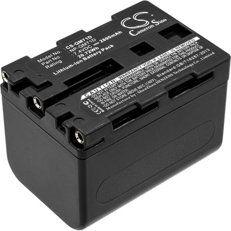 Kamerabatterie Cameron Sino np-qm71d 7.4 V 2800 mAh