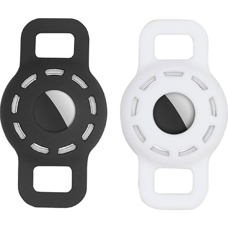 Support de collier de chien Airtag (noir + blanc)-Fei Yu (1/3)