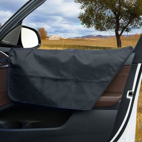 Protecteur de porte de voiture étanche pour chien, 2 housses de protection pour animaux de compagnie, housse étanche pour animaux d (1/5)