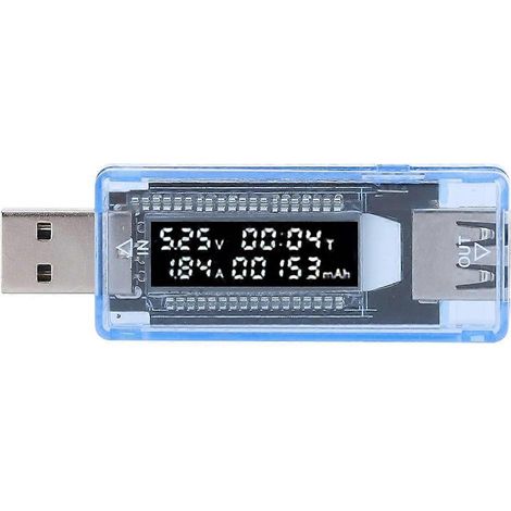 LCD-USB-Detektor, Voltmeter, Amperemeter, Leistungskapazitätstester, Spannungs- und Strommessgerät