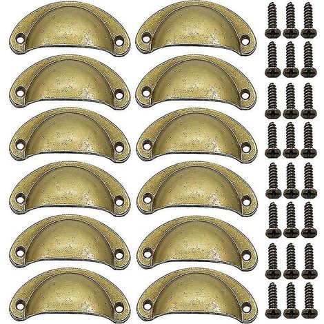 Poignées de coupe en bronze, lot de 12 (1/5)