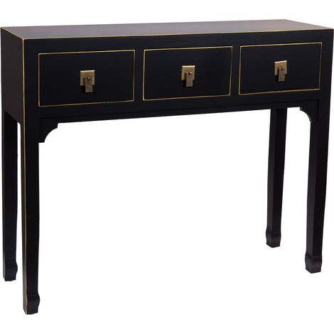 Recibidor de madera de 3 cajones    95x26x78 (1/5)
