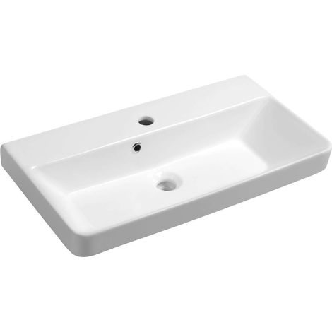 Sapho Lavabi - Lavabo Thalie 70x37 cm, bianco TH11070