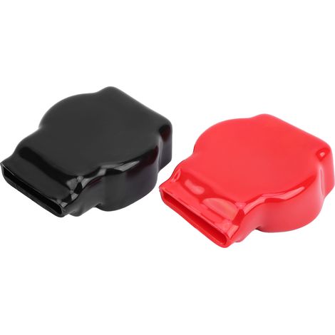 Kit bornes de batterie avec couvercle, bagues en cuivre, gaines thermorétractables, ensemble bornes positive et négative (1/5)