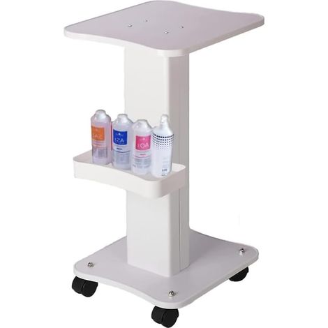 Chariot de beauté – Chariot de travail pour salon de beauté, barbier, spa, coiffeur, chariot à roulettes avec compartiment de rangement pour instrument de beauté médical (1/5)