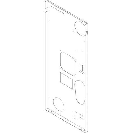 Pièce de rechange BOSCH TTNR : 8738804939 panneau arrière CLA-1 200-300 (r) everp
