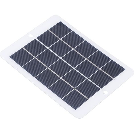 Panneau solaire chargeur 3W 5V en silicium monocristallin pour éclairage LED et batterie externe (1/5)