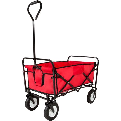 Varan Motors - TC0102 Carrello di trasporto a mano pieghevole, 89 x 54 x 55cm, carico massimo 85kg