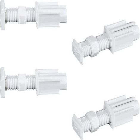 Set di 4 accessori per tende senza foratura - compatibili con tutte le tende - set di staffe per una facile installazione (1/2)