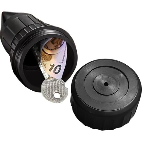 Cache-clés pour clés de rechange Caisse à monnaie étanche Rangement pour clés et argent liquide Pour l'extérieur, jardin, cour, voyage, maison, objets de valeur