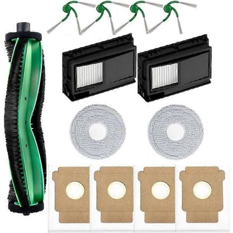 Filtre, brosse latérale principale, lingette et sac à poussière pour iRobot Roomba Plus 415X Combo/ 415 Combo/ 515 Combo/ 575 Combo - Pièces détachées (1/5)