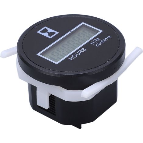 Digital Hour Meter Precise Timer High Strength Portable Hour Meter Gauge with Battery