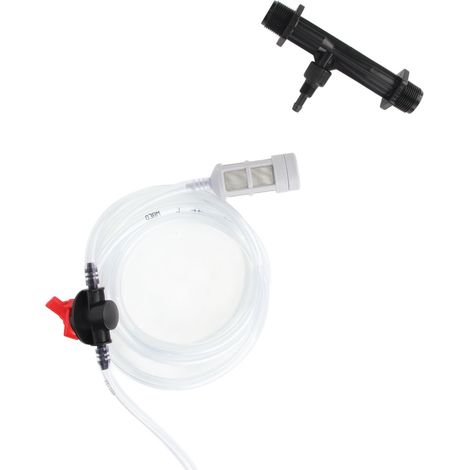 Injecteur d'engrais en plastique efficace avec tube d'irrigation goutte à goutte pour pelouse, jardin et serre, 3/4 pouce (1/5)