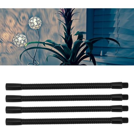 Lampe de bureau LED à col de cygne, tube flexible, accessoires pour lampe de bureau, accessoires d'éclairage, tube flexible LED, tube métallique, 20 cm (1/5)