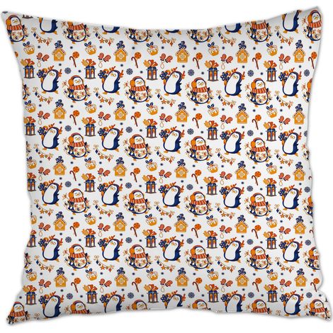 Housse de coussin pour canapé lavable en machine pour couple mère père famille amis amoureux animaux de compagnie (1/5)