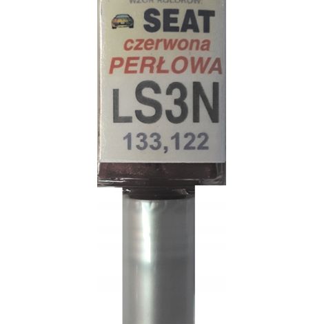 Réparation des rayures de peinture rouge Seat LS3N 133,122, 10 ml, arasystem (1/5)