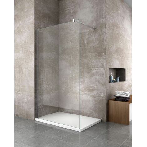 Giorgy – Receveur de douche à encastrer SMC effet pierre – Bonde de vidage incluse Ø90mm – Dimensions 70 x 140 cm – Installation à fleur de sol