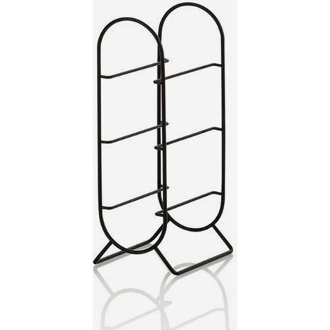 Tisch-Ständer für 3 Flaschen aus Metall Shiko - Schwarz
