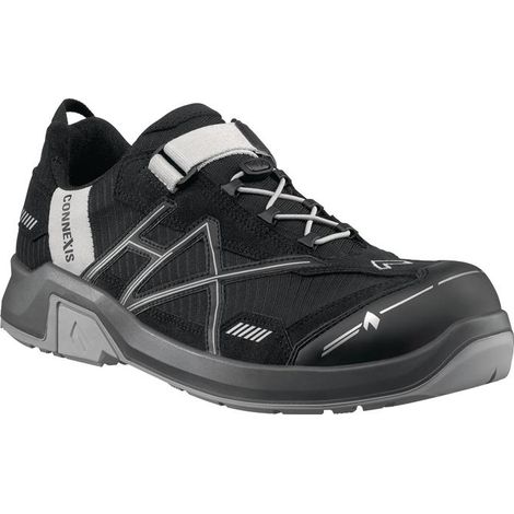 Chaussure de sécurité CONNEXIS low taille 44 (9,5), noire/argent, S1P HRO HI CI SRC ESD (1/4)