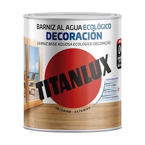 Vernice Eco Deco Acqua Satinata Noce