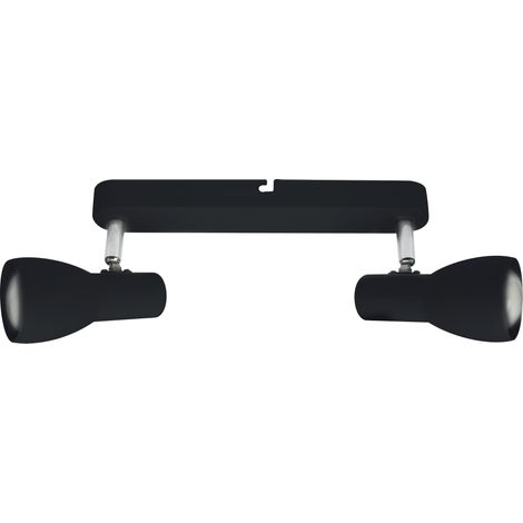 Plafoniera Candellux Picardo nera metallo 2xE14 36cm