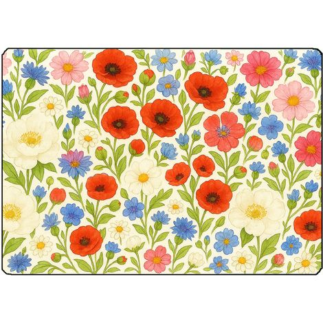 Planche à découper fleurs des champs 28,5 x 20 cm (1/2)
