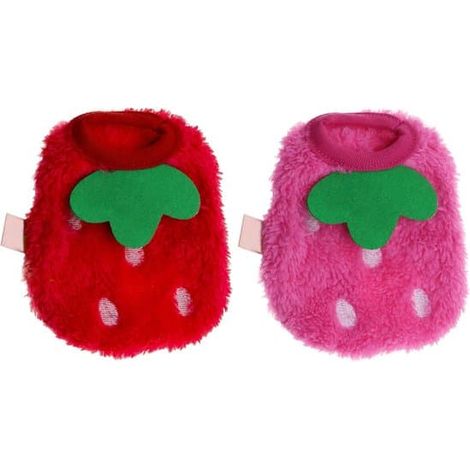 Plus - Déguisements pour animaux à motif fraise pour hamsters, lapins et rongeurs, taille 3XS - ensemble deux pièces (1/5)