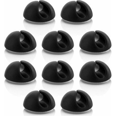Confezione da 10 fascette per cavi fino a 8 mm di diametro, nere. - AquaForge (1/4)